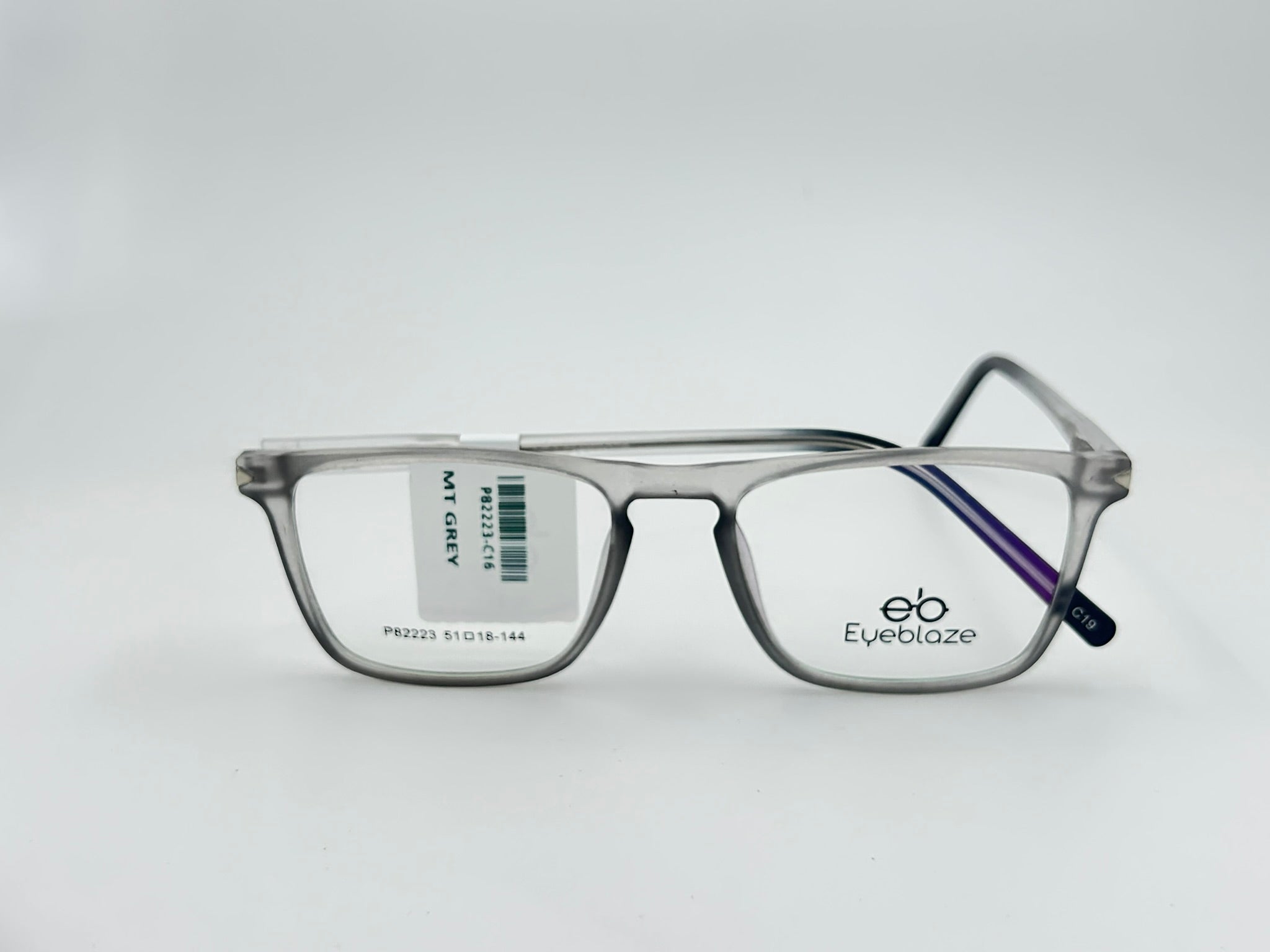 Eyeblaze Matte Grey Eyeglass Frames