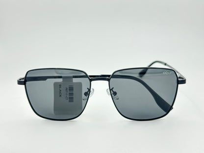 Classic Black Frame Square Sunglasses