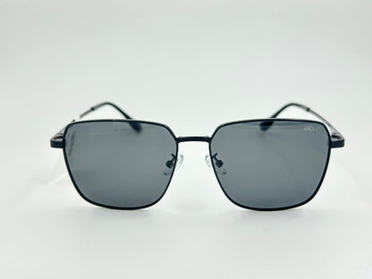 Classic Black Frame Square Sunglasses